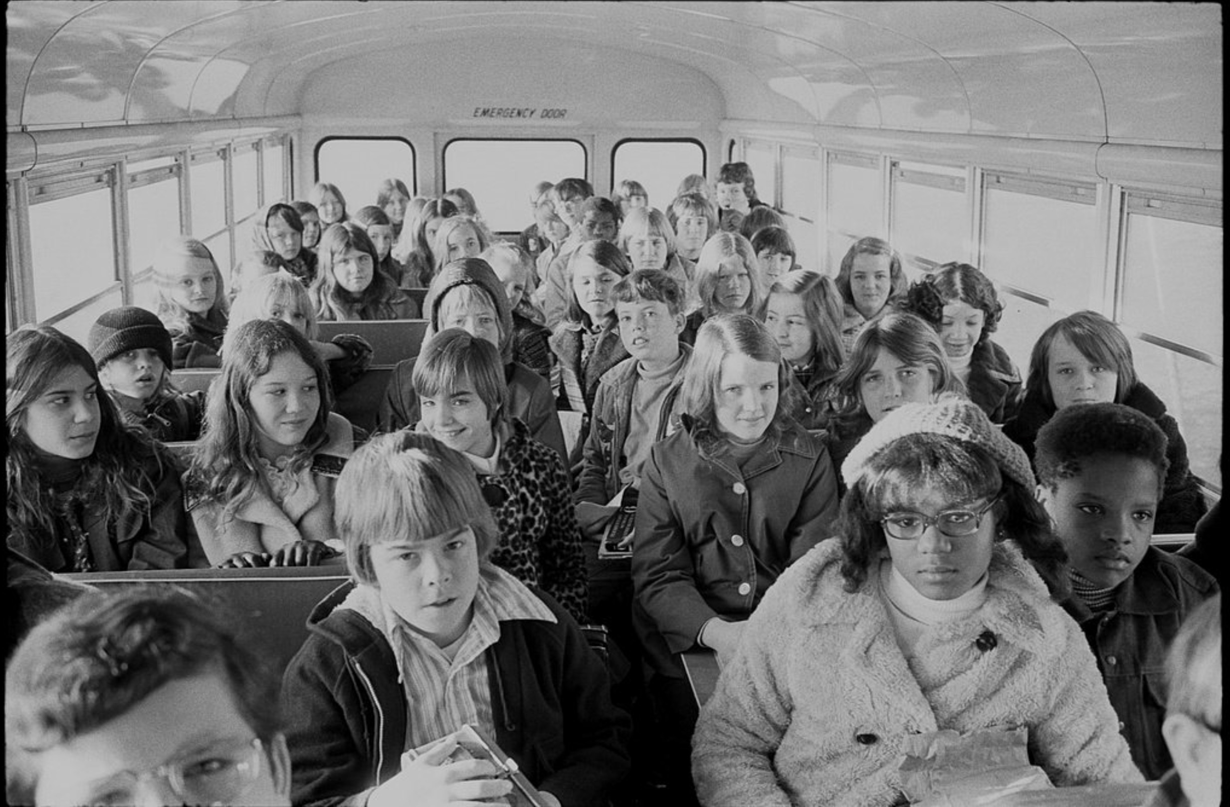 School Bus - Charlotte North Carolina, 1973. 